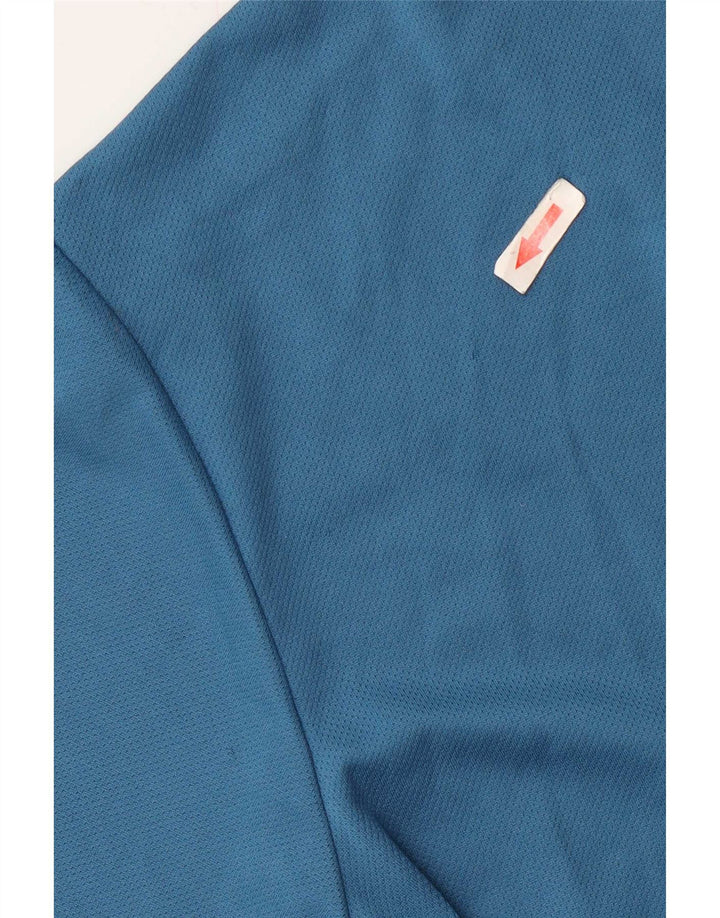 Adidas Mens Climacool Camiseta Top Pequeño Azul Poliéster
