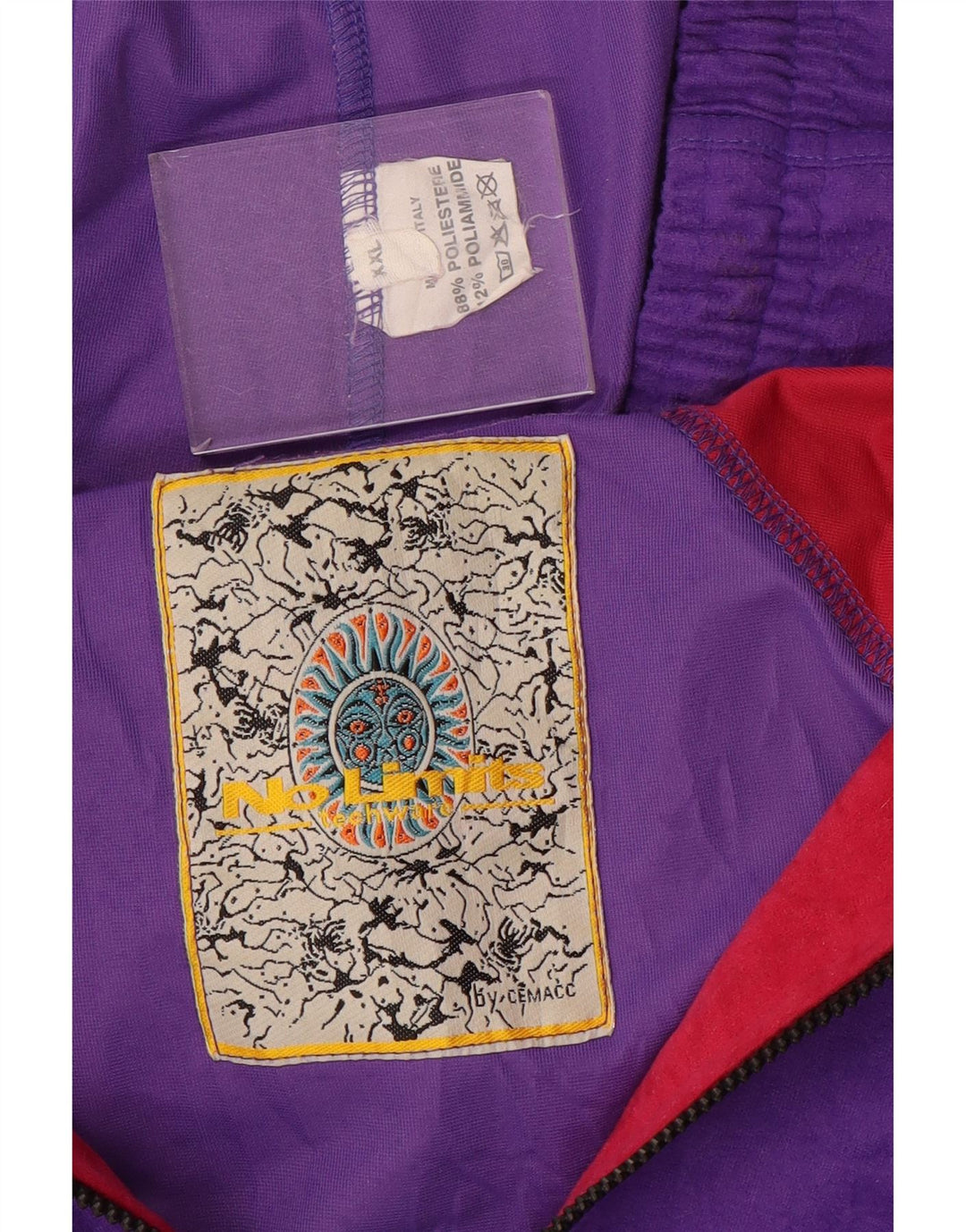 No Limits Chándal completo con capucha para hombre, talla 2XL, color morado