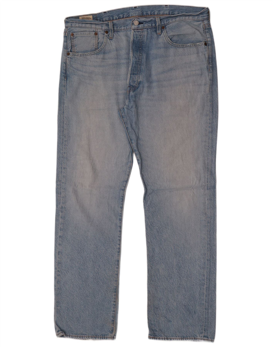Levi's Vaqueros rectos 501 para hombre W38 L32 Algodón azul