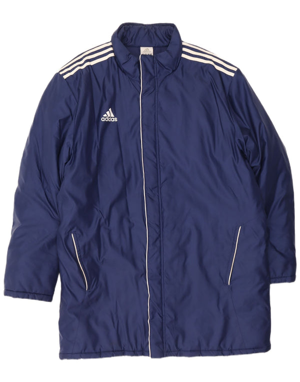 Adidas Abrigo cortavientos para hombre UK 50/52 2XL Azul marino Nylon