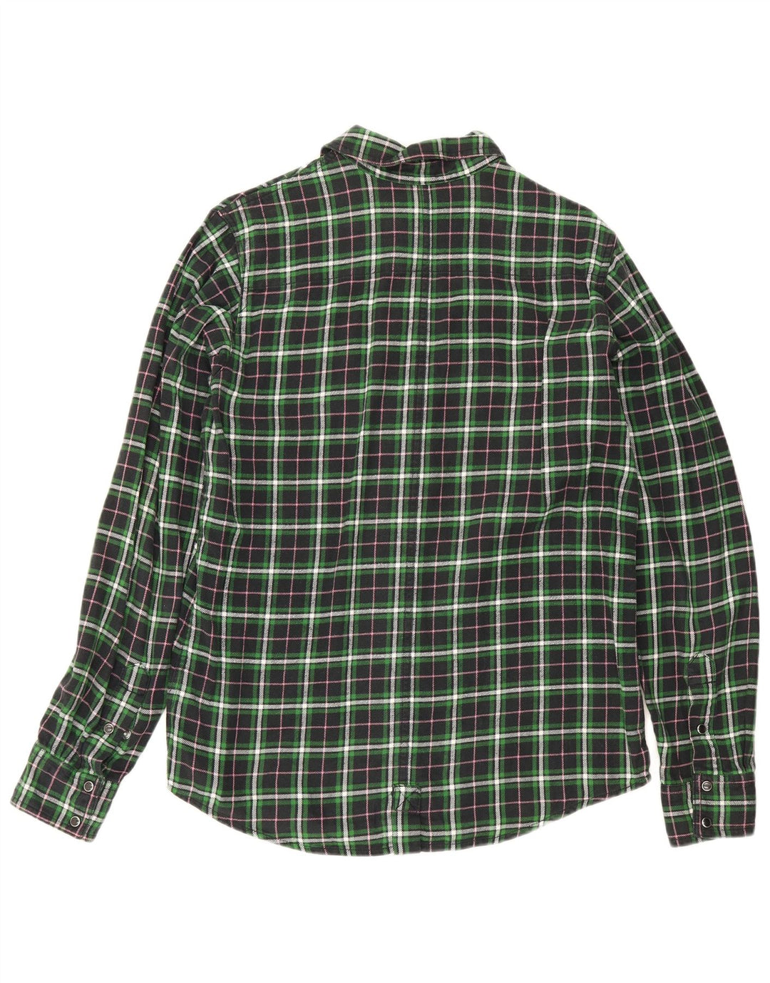 Dickies Camisa De Franela De Algodón A Cuadros Verdes Grandes Hombre
