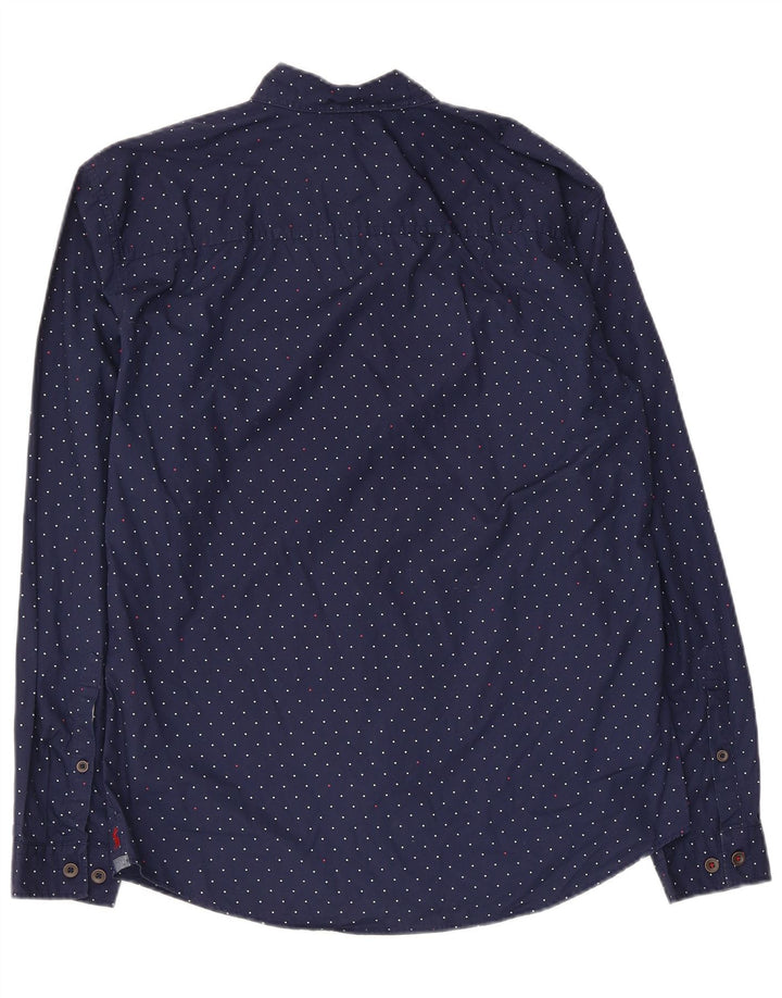 Camisa de corte clásico para hombre Joules Azul marino mediano con lunares