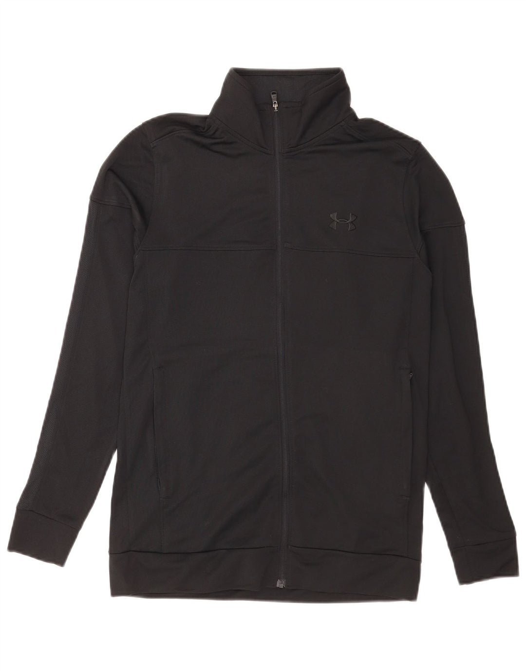 Under Armour Hombre Chándal Top Chaqueta Pequeña Poliéster Negro