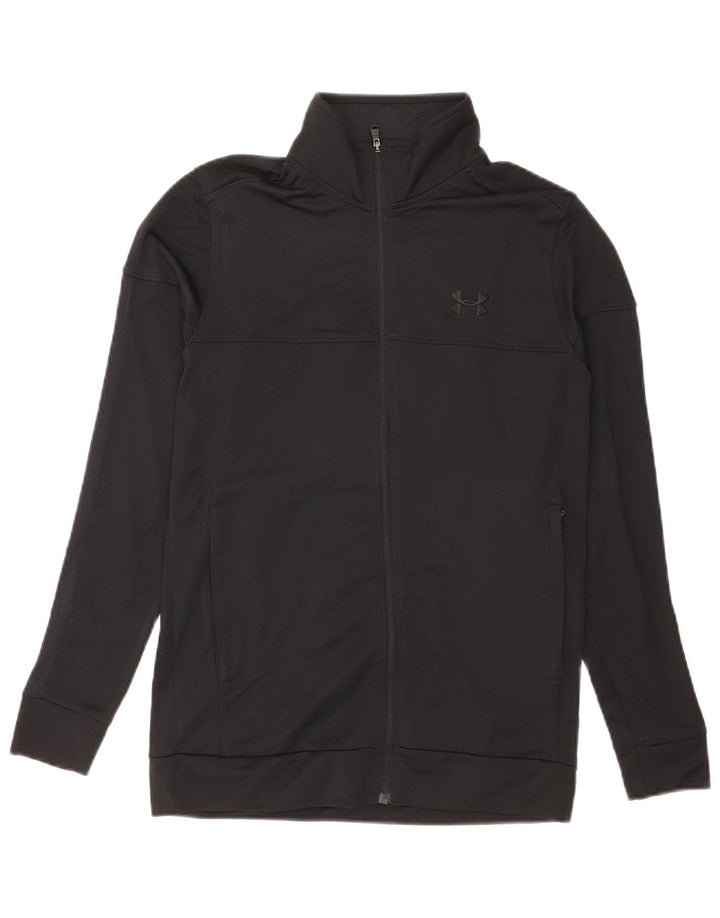 Under Armour Hombre Chándal Top Chaqueta Pequeña Poliéster Negro