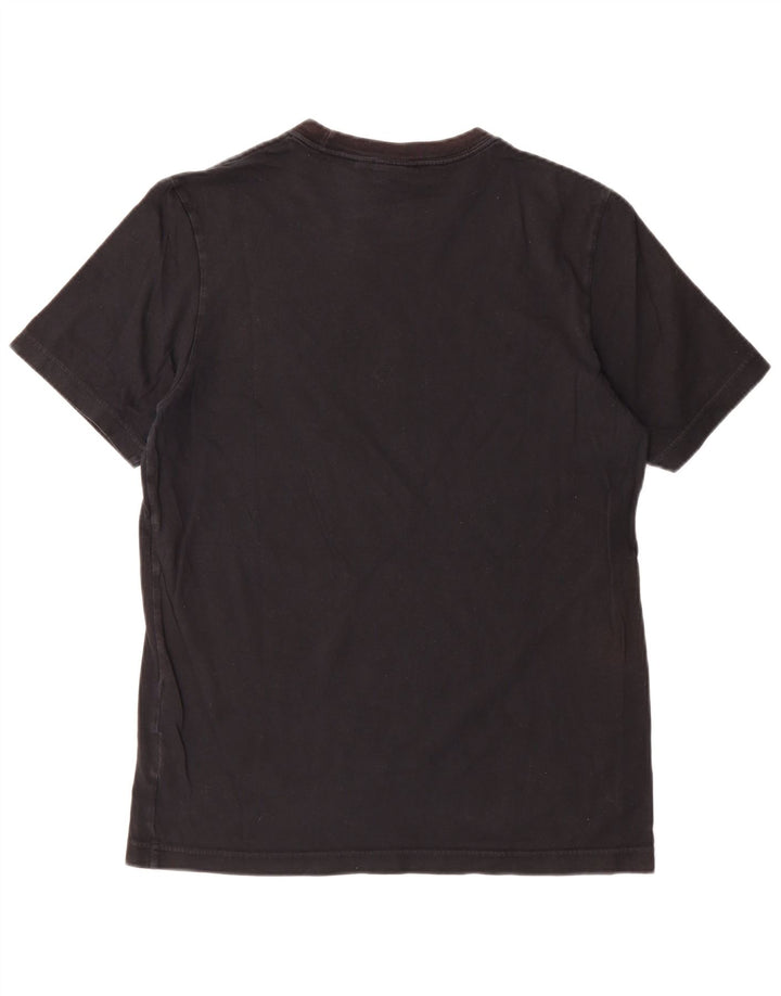 ADIDAS Mens Graphic T-Shirt Top Small Black Cotton