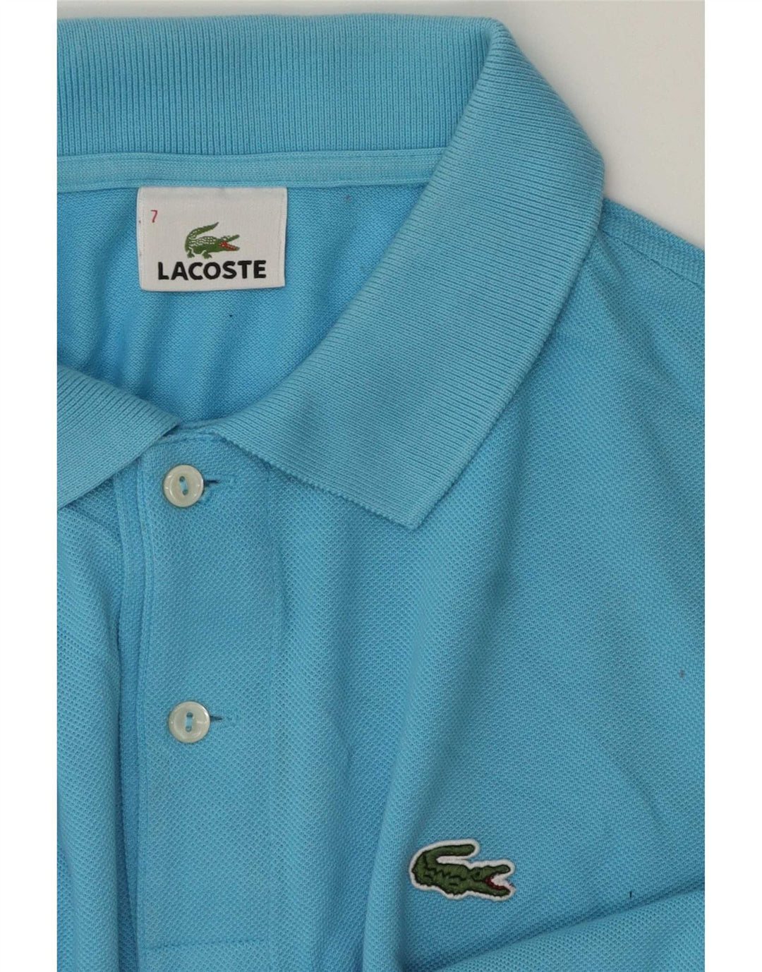 Polo Lacoste para hombre talla 7 2XL azul