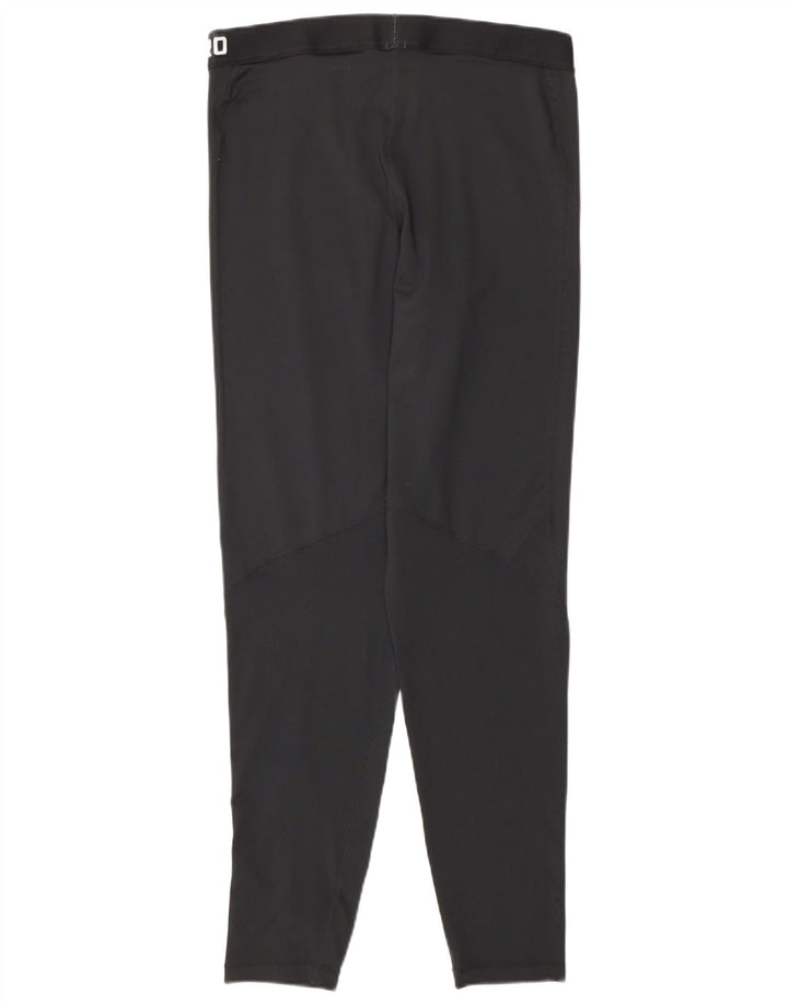 NIKE Womens Graphic Leggings UK 18 XL Black Polyester