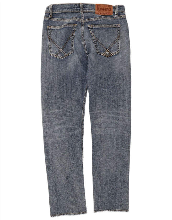 Roy Rogers Vaqueros rectos para hombre W34 L32 Algodón azul