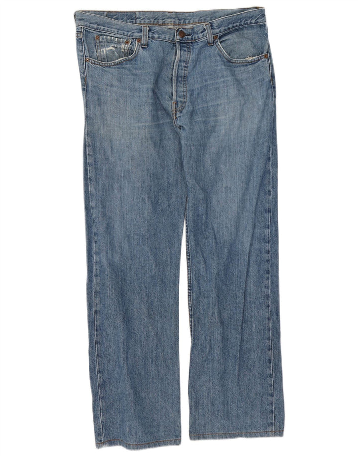 Levi's Hombre 501 Vaqueros Rectos W38 L30 Algodón Azul