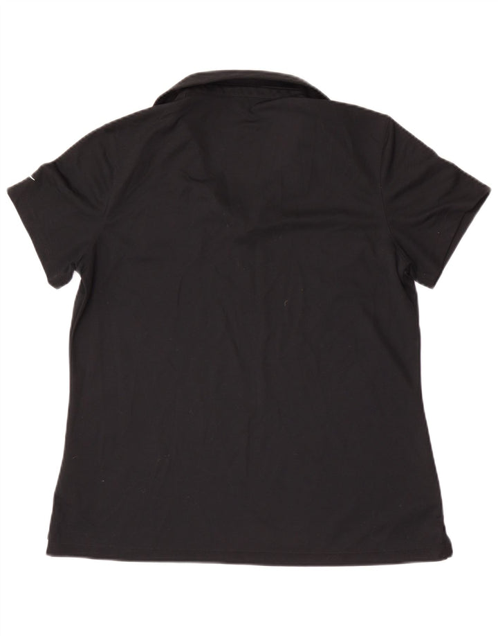 Nike San Francisco Polo para mujer UK 40 Grande Poliéster negro