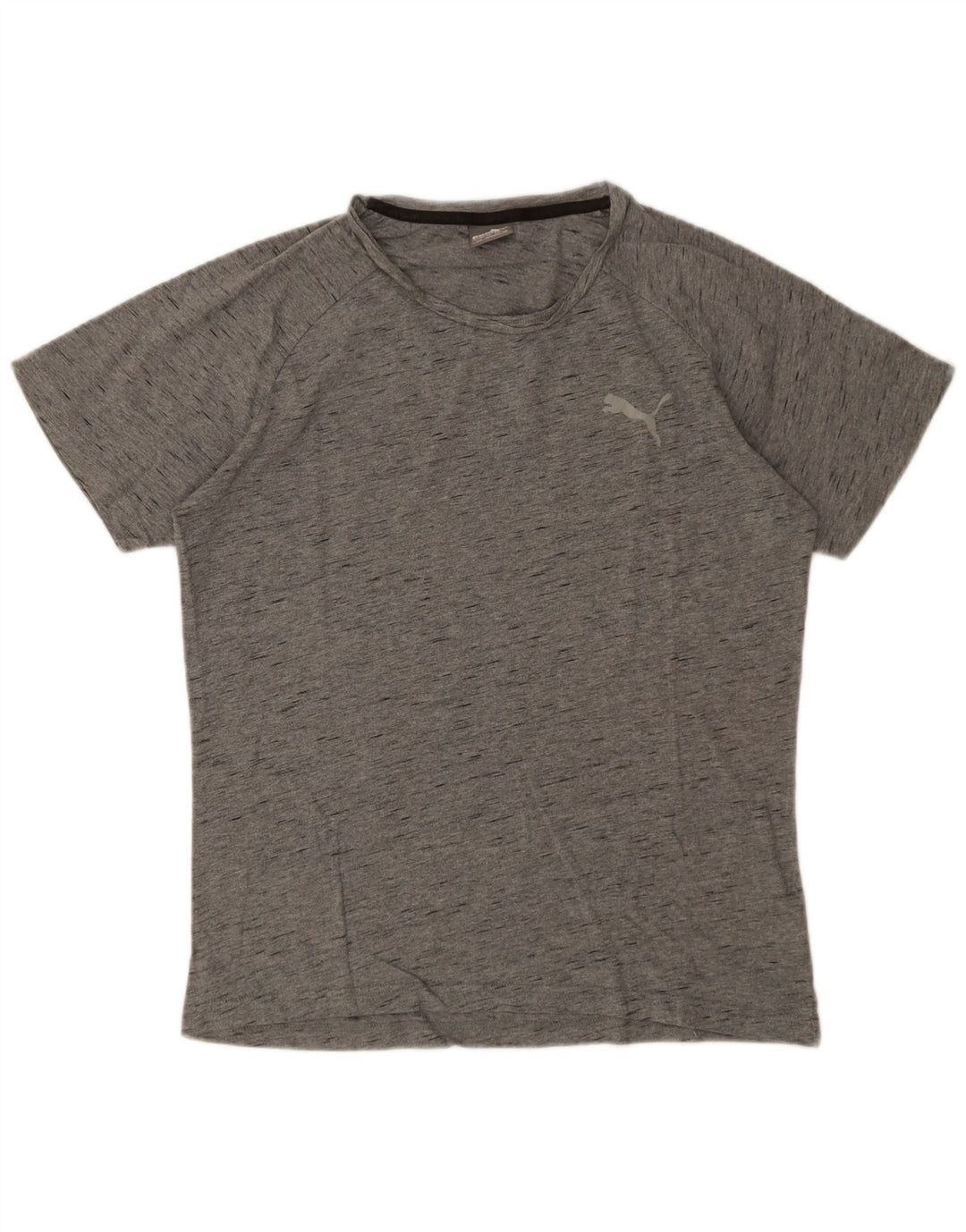Camiseta Puma para hombre Top grande de algodón moteado gris
