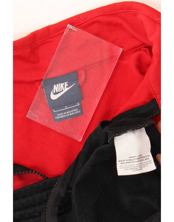 Nike - Chaqueta de chándal para niño (11-12 años), color negro, poliéster