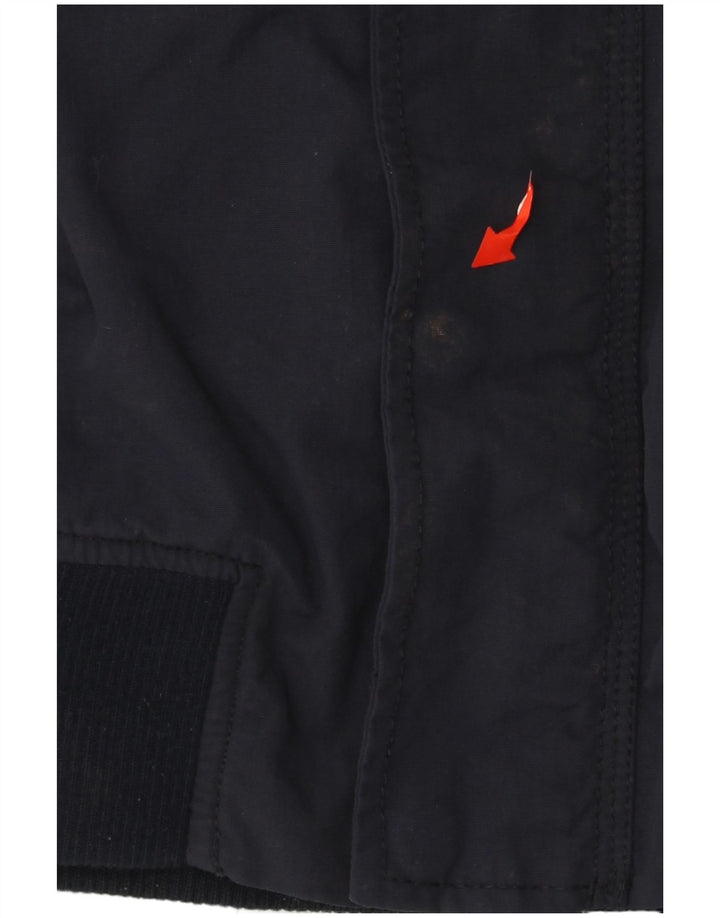 Chaqueta bomber con capucha para hombre Fat Face UK 36 Small Azul marino Poliéster