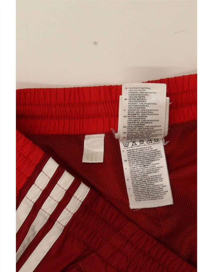 Adidas Hombre Pantalones De Chándal Joggers Medium Rojo Poliéster