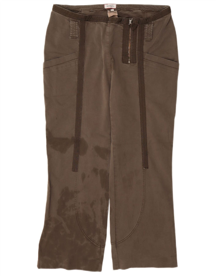 Max & Co. Pantalones cortos para mujer UK 46 Large W34 L24 Marrón