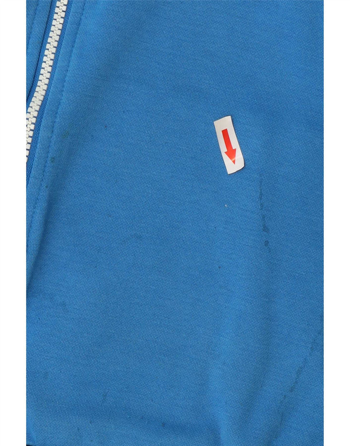 Asics Mens Graphic Chándal Top Chaqueta 2XL Azul Colorblock Algodón