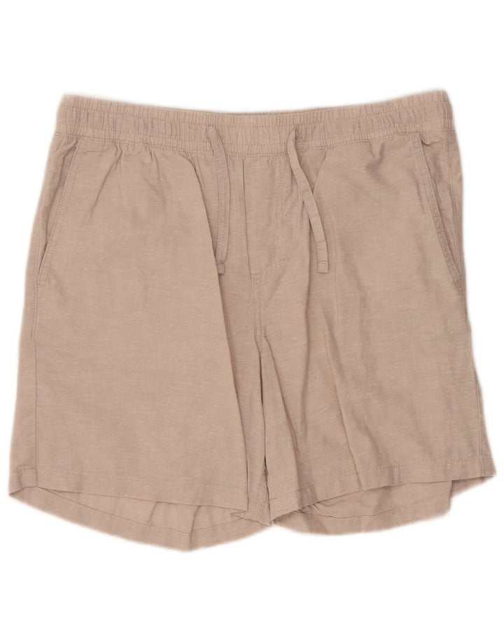 Jack & Jones Mens Chino Shorts Medium W32 Algodón Gris