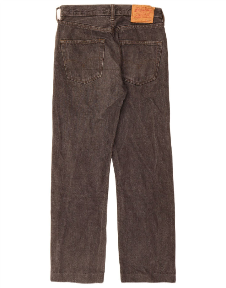 Levi's Vaqueros rectos 501 para hombre W28 L28 Algodón gris