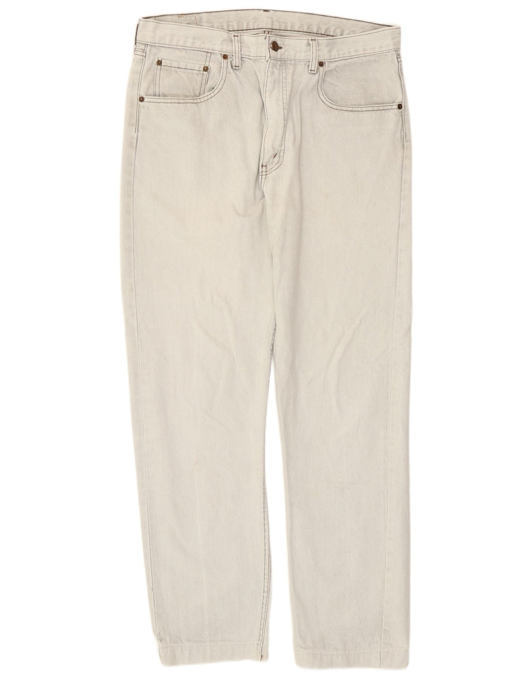 Levi's Vaqueros rectos 505 para hombre W38 L30 Gris