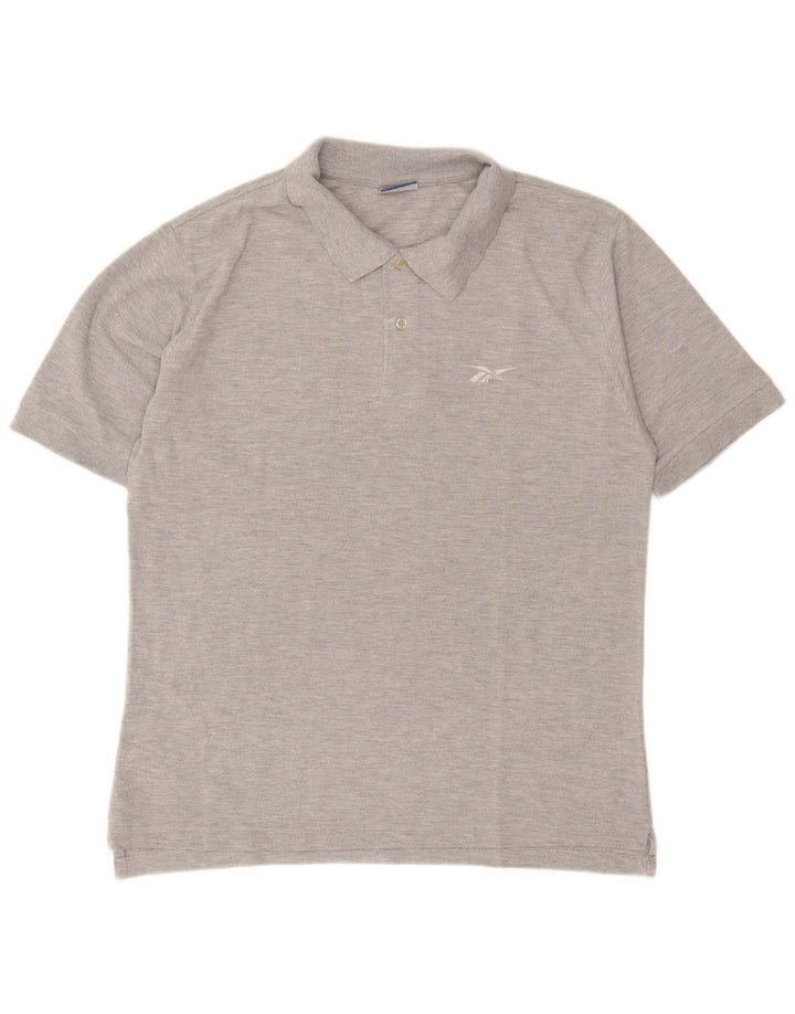 Polo Reebok Hombre XL Gris Algodón