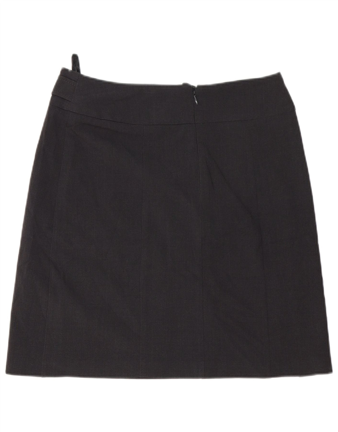 Marks & Spencer Falda acampanada para mujer UK 12 Medium W32 Poliéster gris