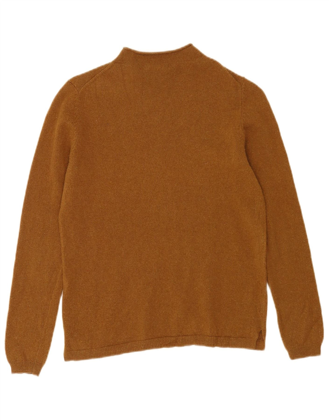 Massimo Dutti Jersey con Cuello Alto para Mujer UK 40 Small Lana Marrón