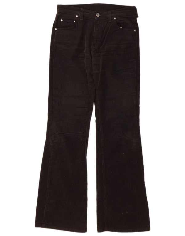 Mustang Pantalones De Pana Bootcut Para Mujer W27 L32 Algodón Negro