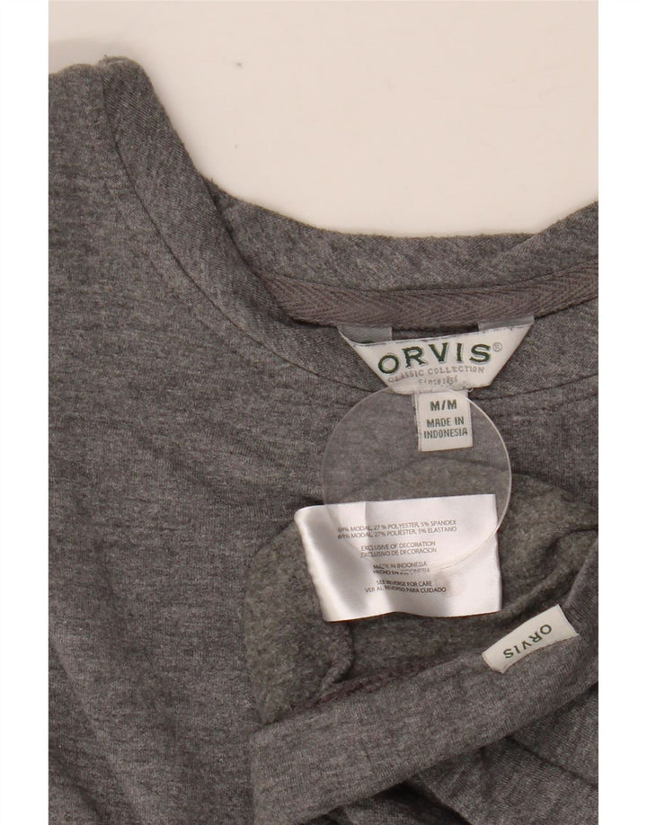 Orvis - Sudadera para mujer, talla 40, color gris medio, modal