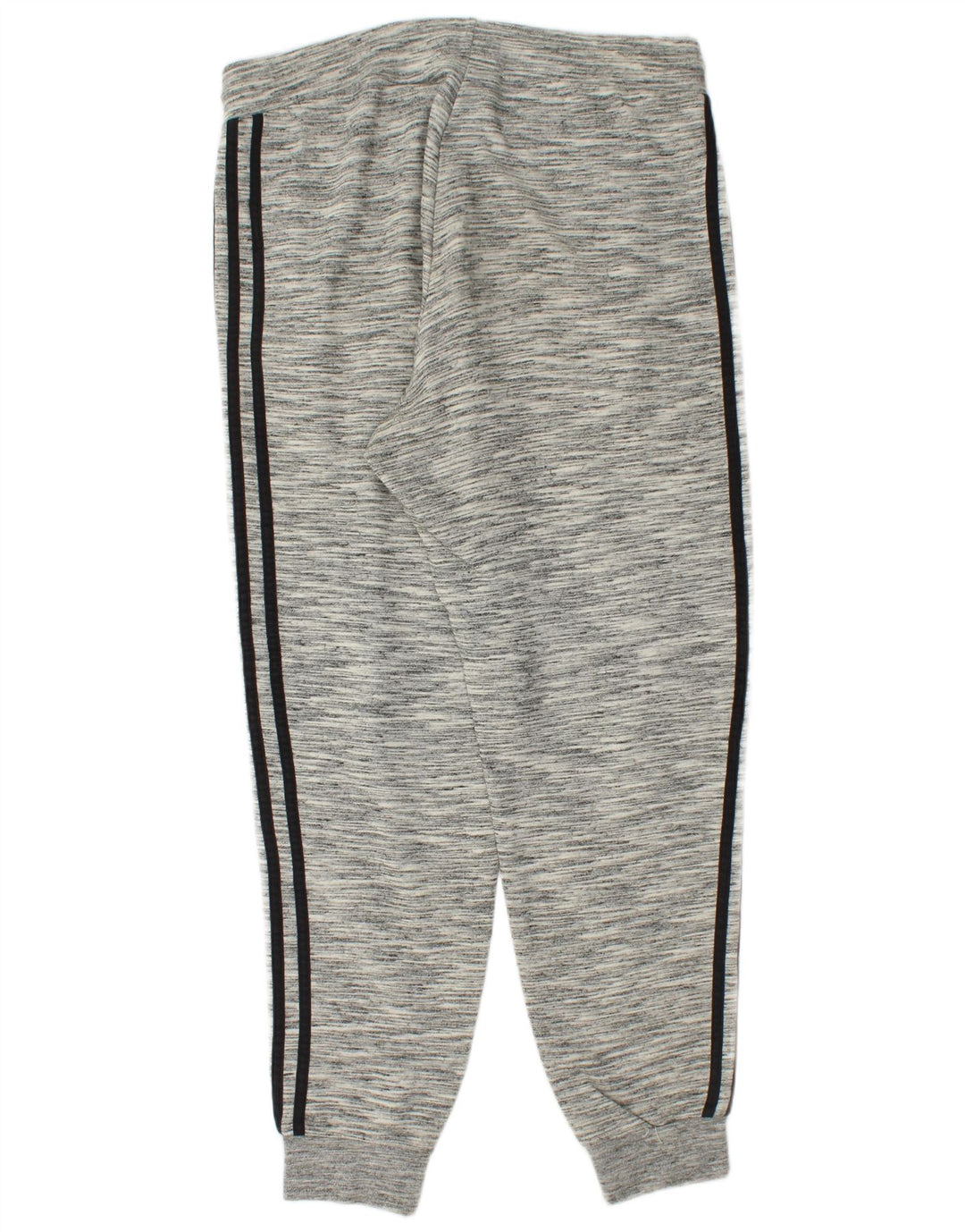ADIDAS Hombre Chándal Pantalones Joggers Grande Gris Rayas Algodón