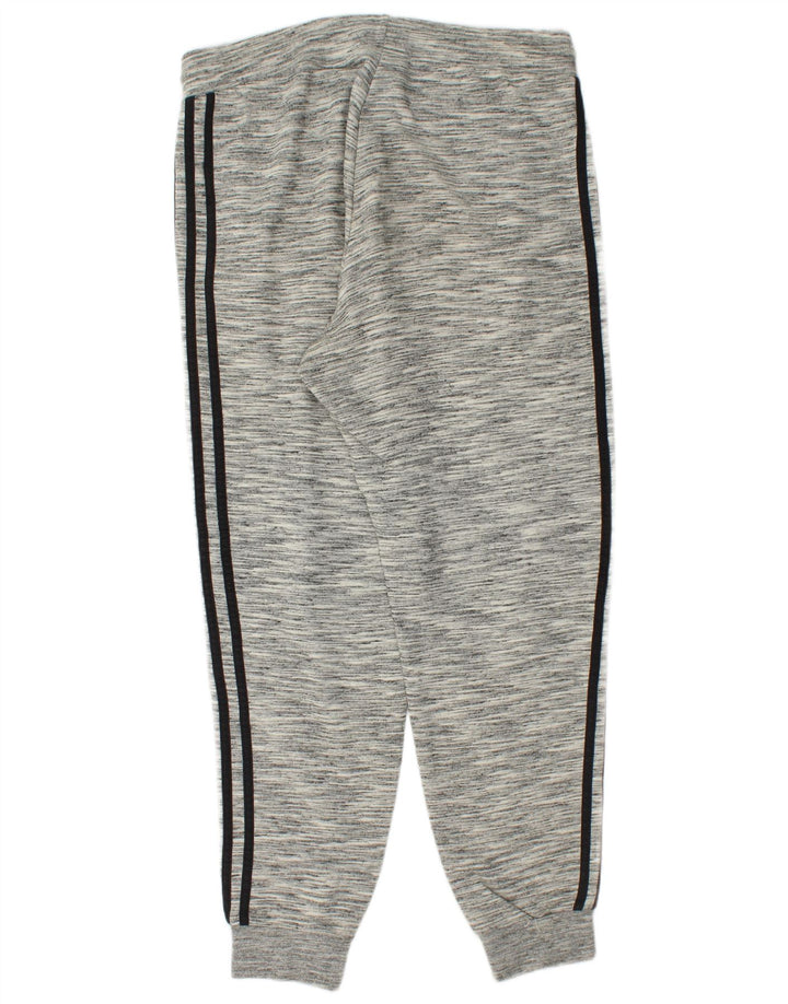 ADIDAS Hombre Chándal Pantalones Joggers Grande Gris Rayas Algodón