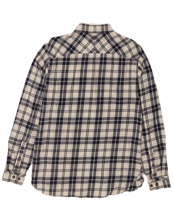 Timberland Camisa De Franela De Corte Regular Para Hombre Algodón A Cuadros Azul Medio