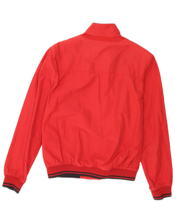 Chaqueta Bomber Geox Mujer UK 42 XL Algodón Rojo