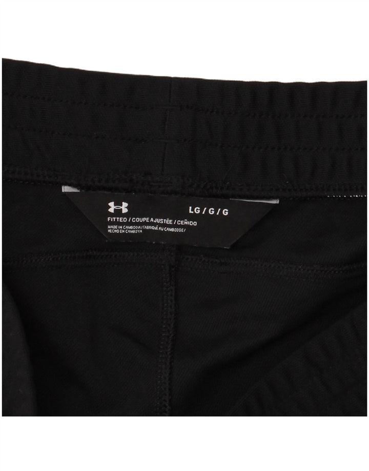 Under Armour Pantalones de chándal para hombre, color negro, talla grande