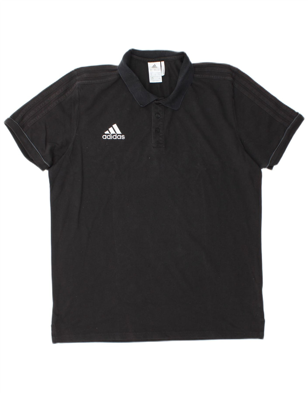 ADIDAS Polo Climalite para hombre XL Algodón negro