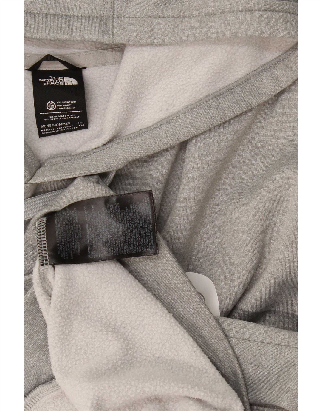 The North Face Jersey con capucha para hombre 2XL Poliéster moteado gris