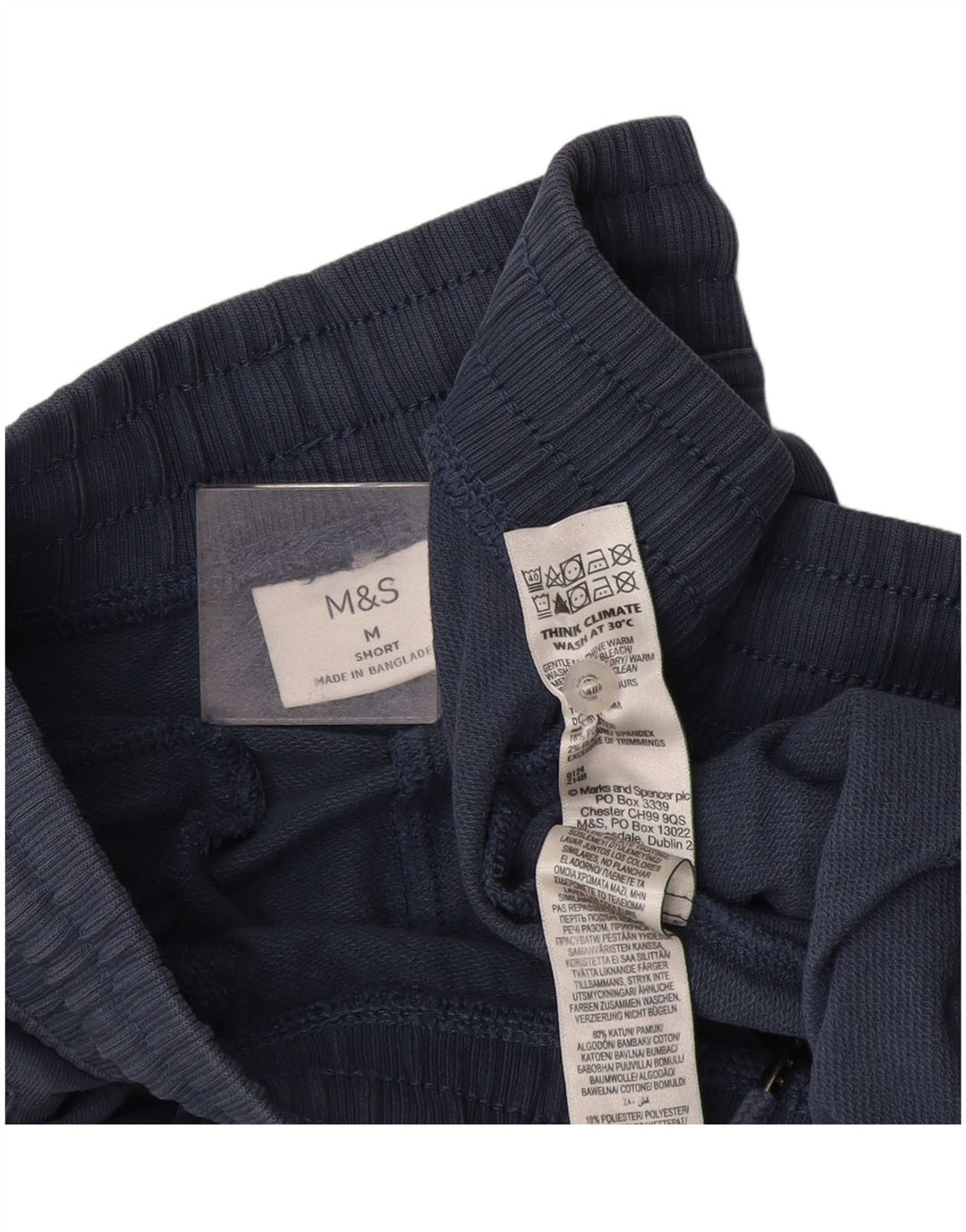 Marks & Spencer Pantalones De Chándal Para Hombre Algodón Azul Marino Mediano