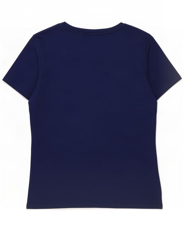 Gant Camiseta gráfica para mujer Top UK 44 Grande Algodón azul