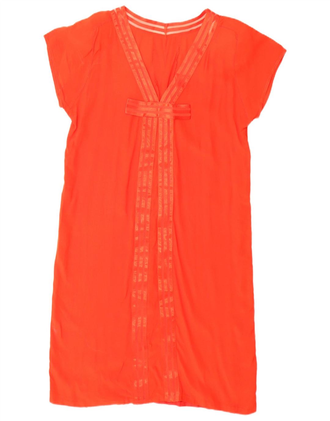 Vintage mujer cambio vestido Reino Unido 14 rojo medio