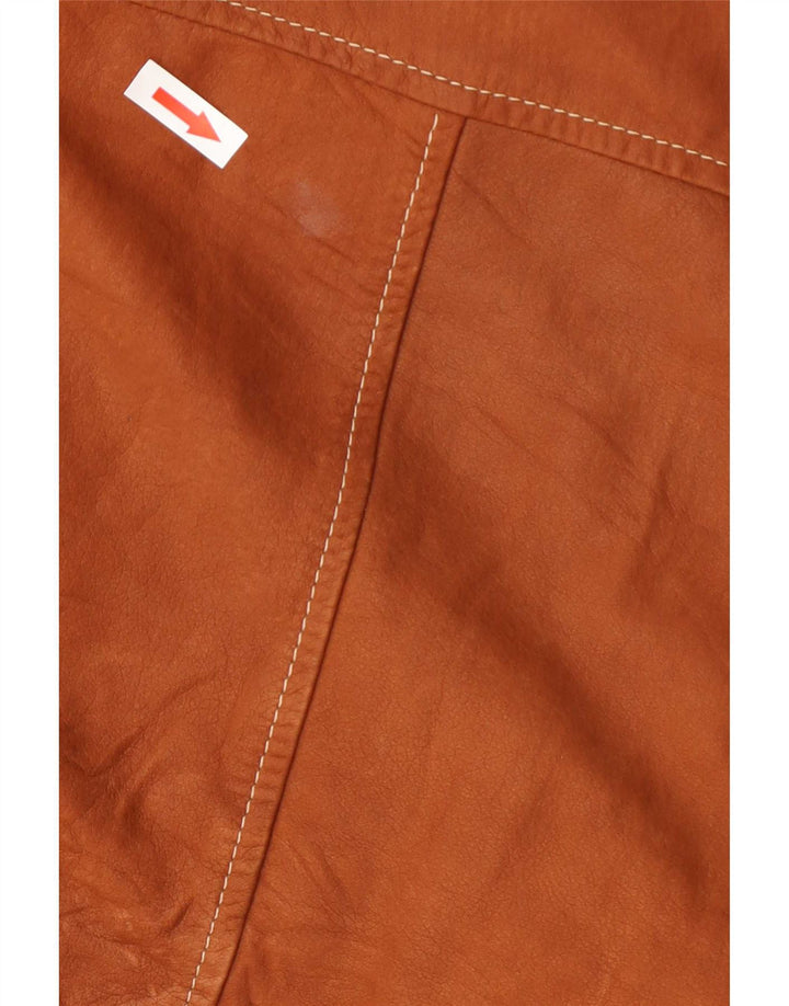 Milestone Chaqueta de cuero para hombre IT 52 XL Marrón
