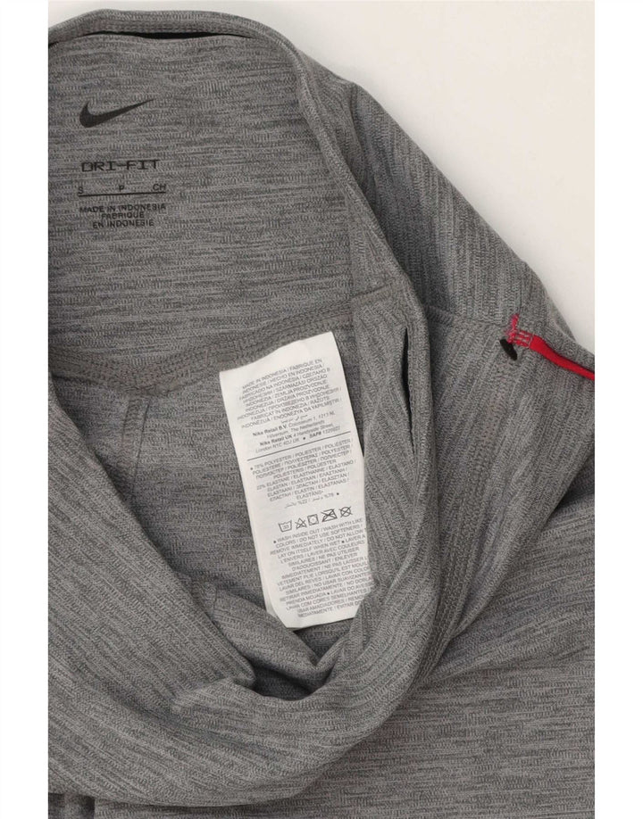 Nike Dri Fit Graphic Leggings para mujer, talla 10, poliéster gris pequeño