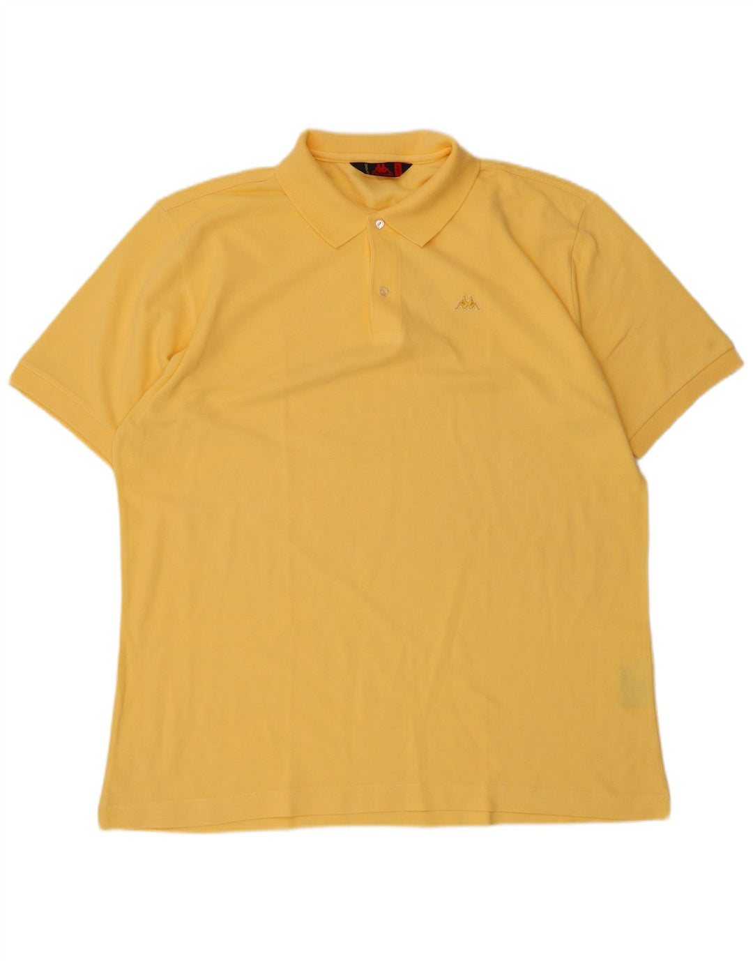 Kappa Polo Hombre XL Amarillo Algodón