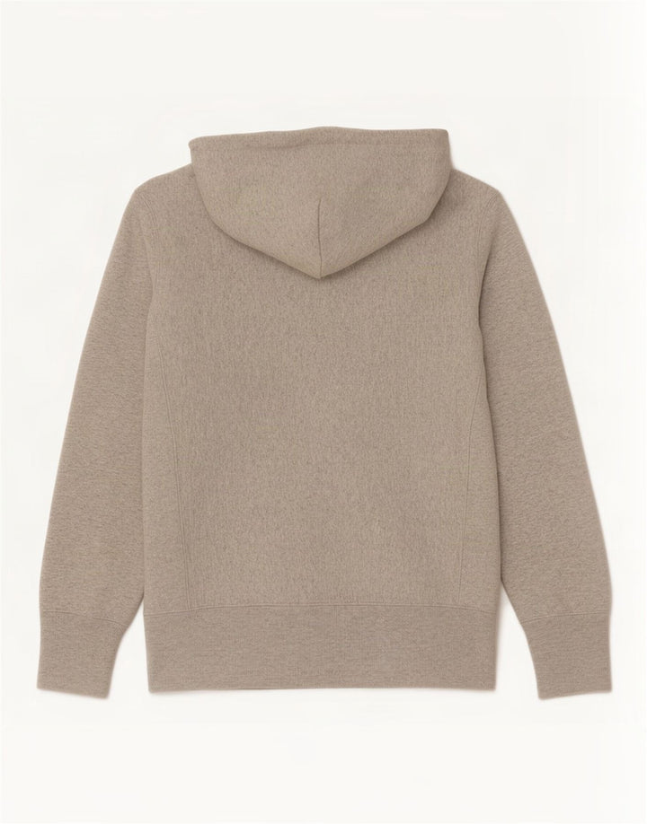 Champion Sudadera Con Capucha Y Estampado De Tejido Inverso De Algodón Gris Medio Hombre