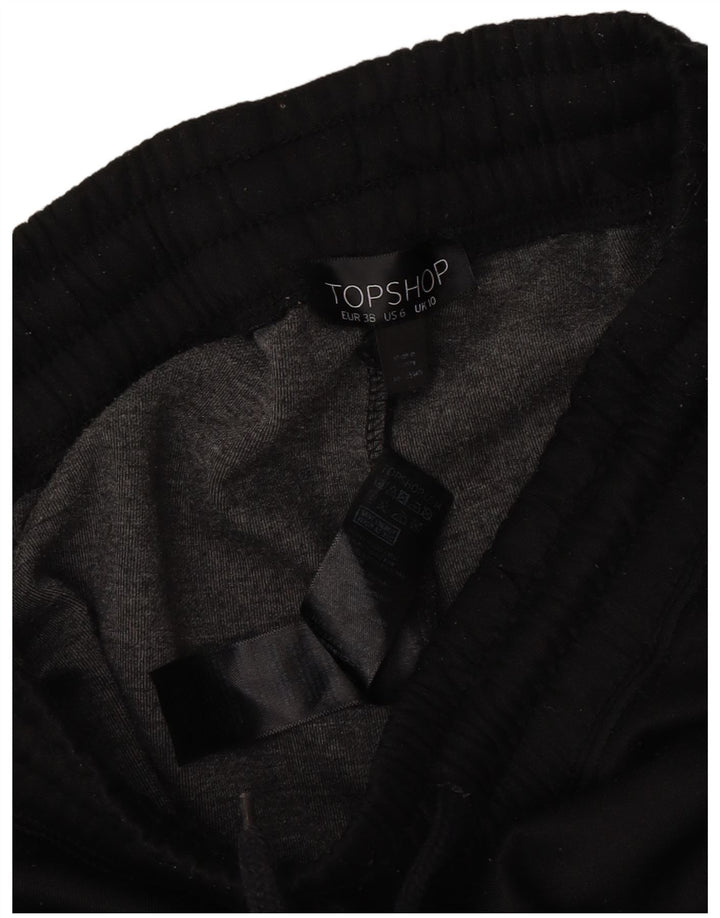 Topshop Pantalones de chándal para mujer UK 40 Small Negro Colorblock Poliéster