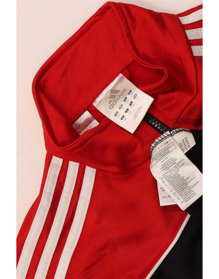 Adidas - Chaqueta de chándal para niño, 13-14 años, color negro, poliéster