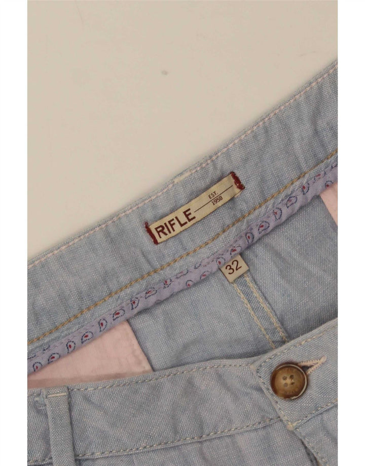 Rifle pantalones cortos chinos para mujer grande W32 azul
