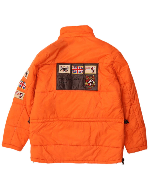 Explorer Chaqueta de esquí gráfica para hombre Reino Unido 40 Grande Naranja