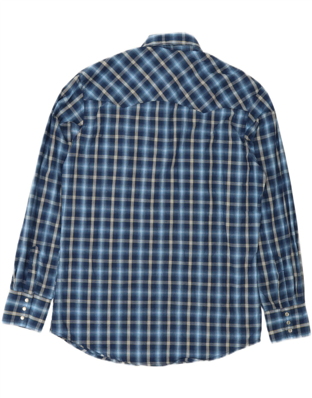 Wrangler Camisa De Franela Para Hombre Algodón A Cuadros Azul Marino Mediano