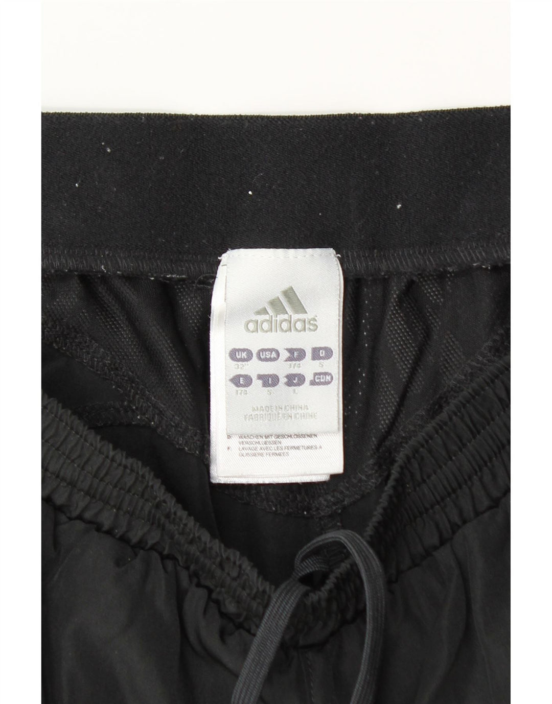 Pantalón Corto Deportivo Adidas Hombre Mediano Negro Poliéster