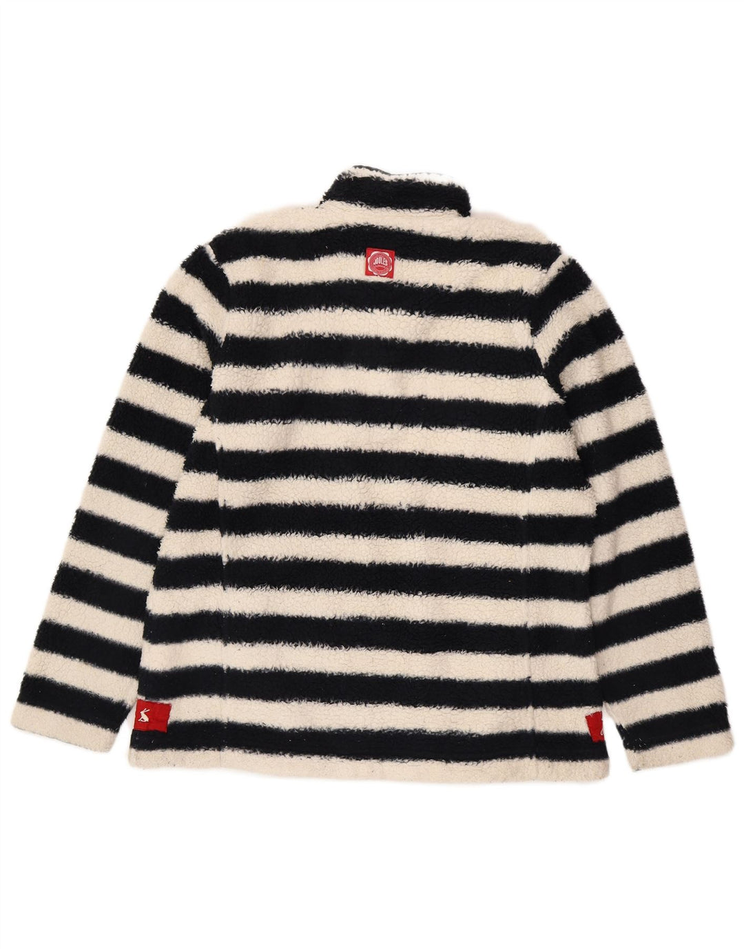 Jersey de forro polar extragrande para mujer Joules UK 44 Poliéster a rayas negras grandes