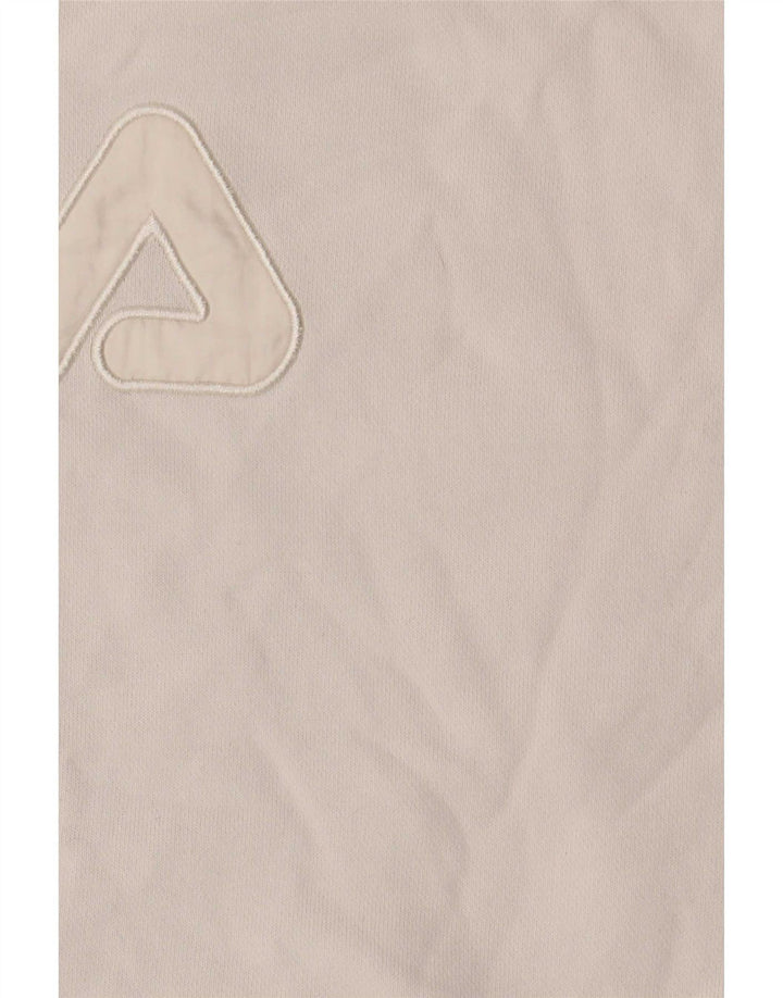 Fila Hombre Graphic Sudadera Con Capucha Jersey De Algodón Blanco Mediano